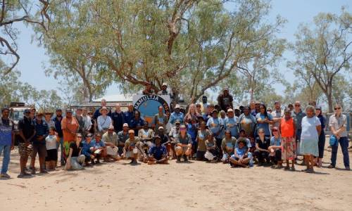A celebratory On Country meeting for Limmen Bight Marine Park Traditional Owners