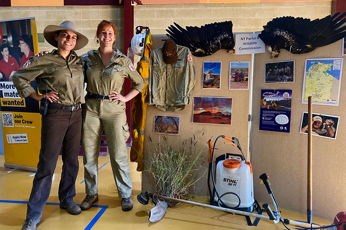 Alice Springs young people thrilled to see NT Parks and Wildlife at Career Expo