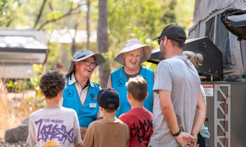 Volunteer campground hosts have plenty of time to explore.