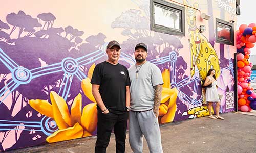 Northern Territory’s unique culture showcased in LA mural partnership